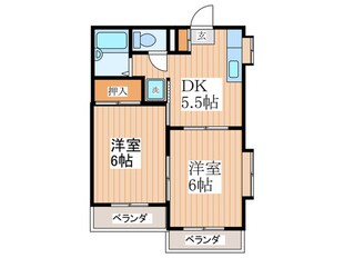 クレセントマンションの物件間取画像